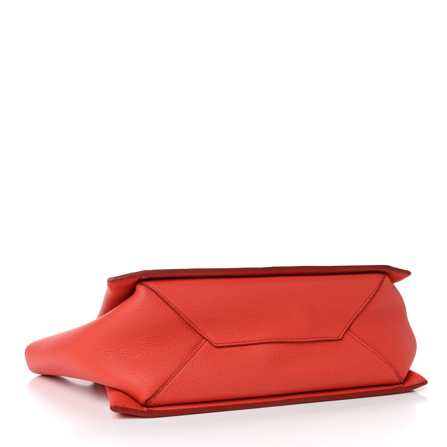Celine Baby Grained Calfskin Small Tri-Fold Bag Poppy 3 of 4