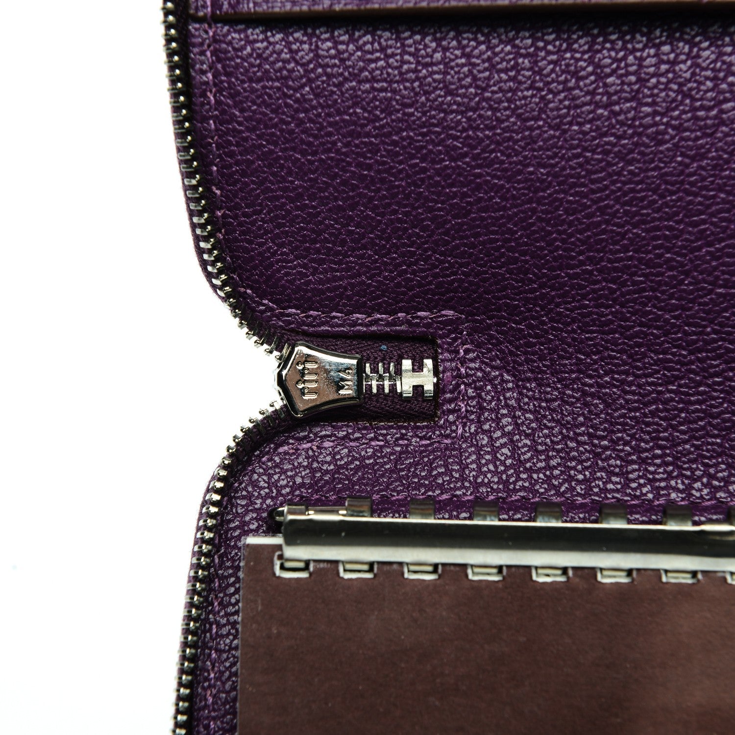 Hermes Epsom Globe Trotter Zip Agenda PM Cover Violet 7 of 8