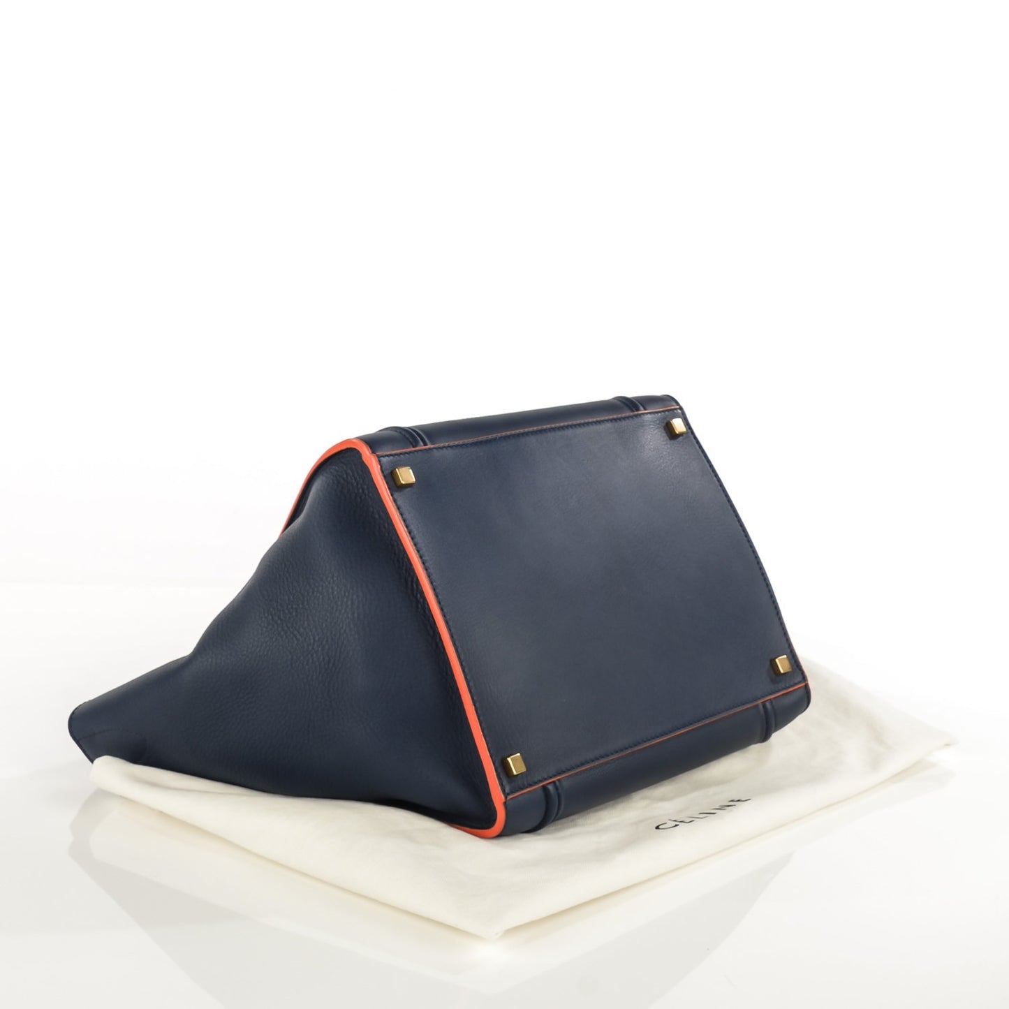 Supple Calfskin Medium Phantom Luggage Midnight