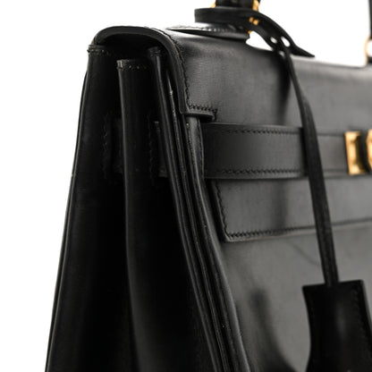 Hermes Box Kelly Retourne 32 Black 17 of 22