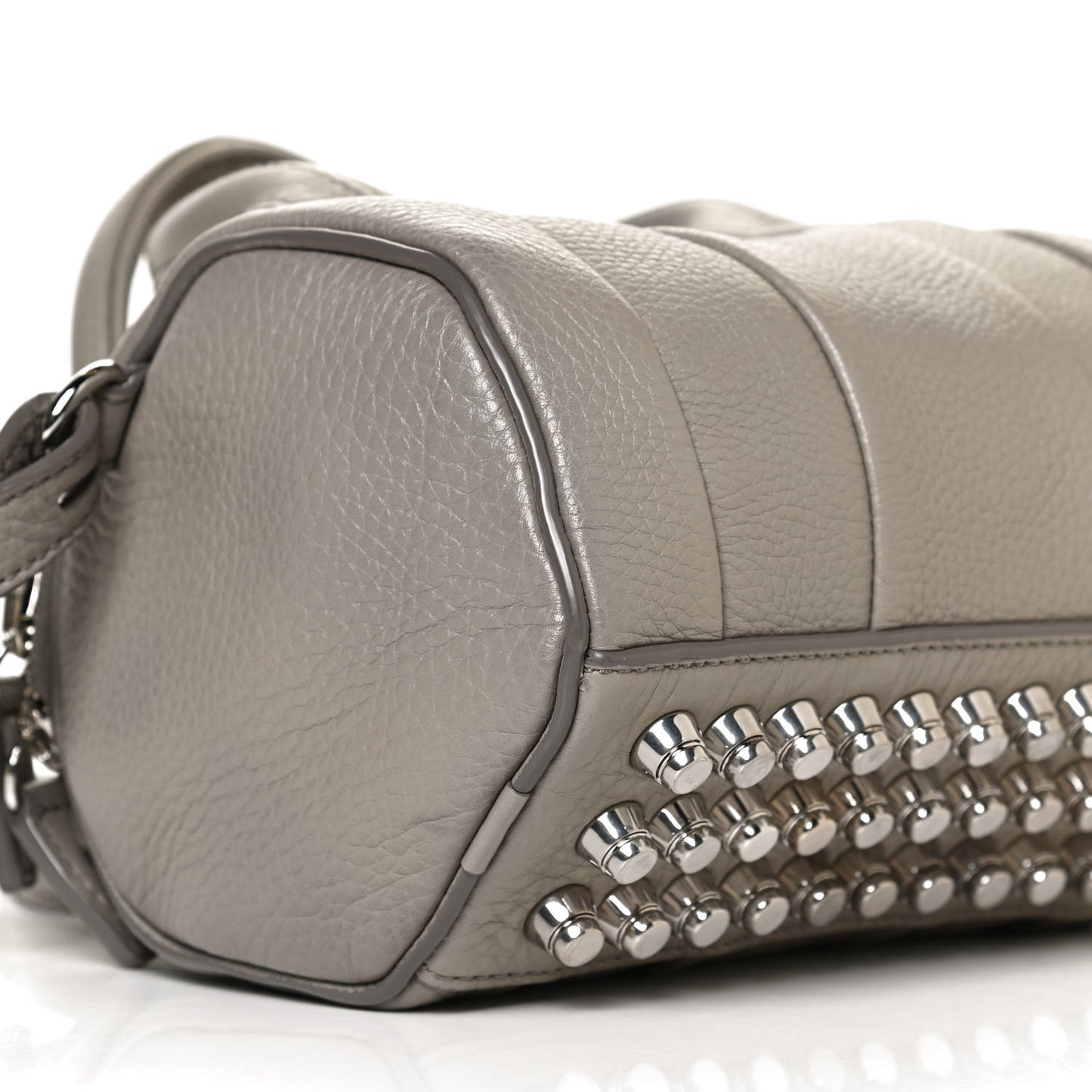 Pebbled Lambskin Mini Rockie Mink Silver Hardware