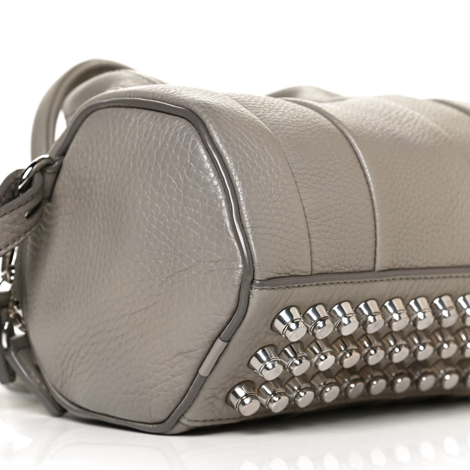 Alexander Wang Pebbled Lambskin Mini Rockie Mink Silver Hardware 5 of 12