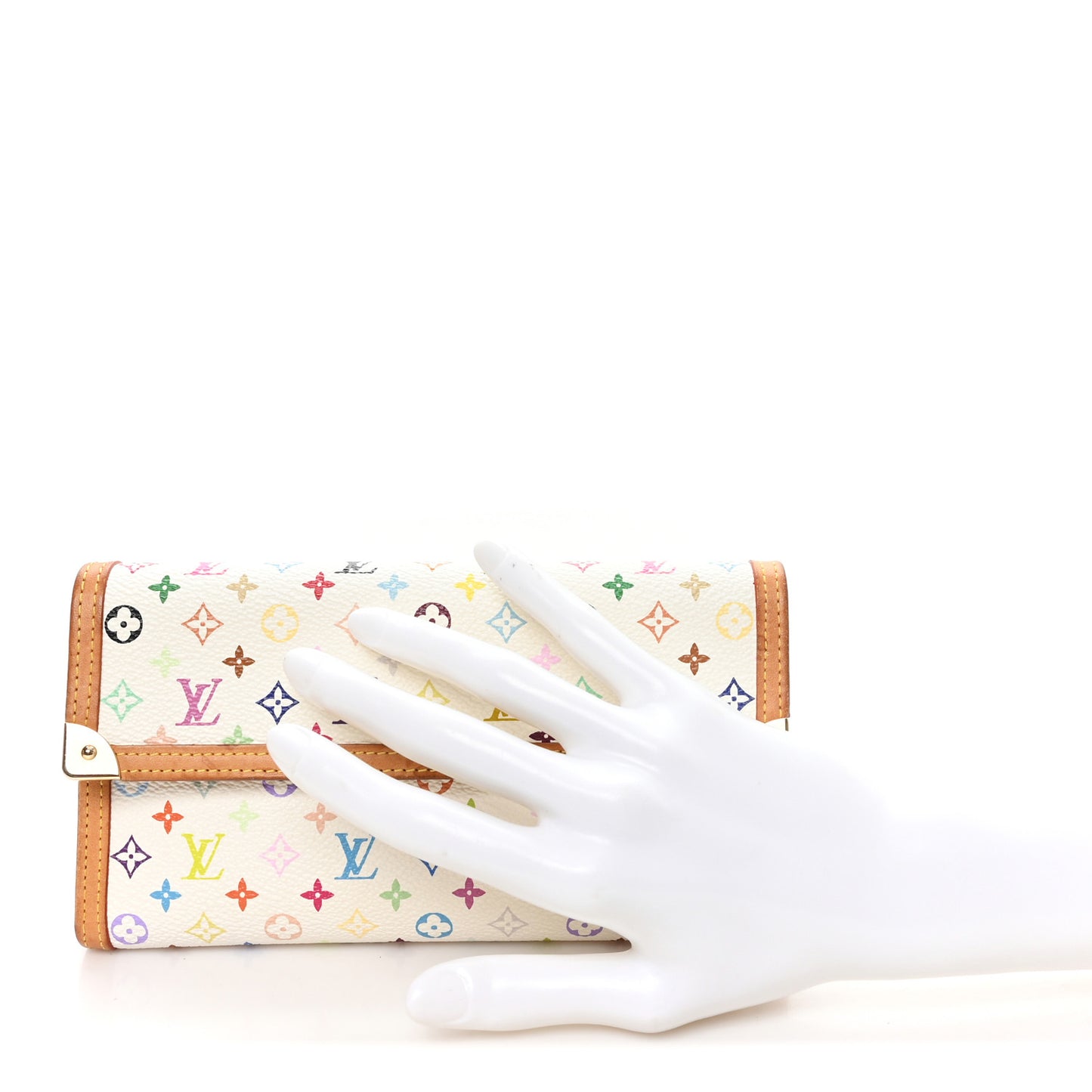 Monogram Multicolor Porte Tresor International Wallet White