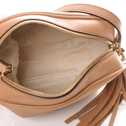 Gucci Pebbled Calfskin Small Soho Disco Bag Rose Beige 5 of 7