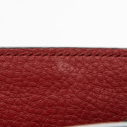 Prada Vitello Daino Sound Twin Pocket Satchel Rosso 9 of 11