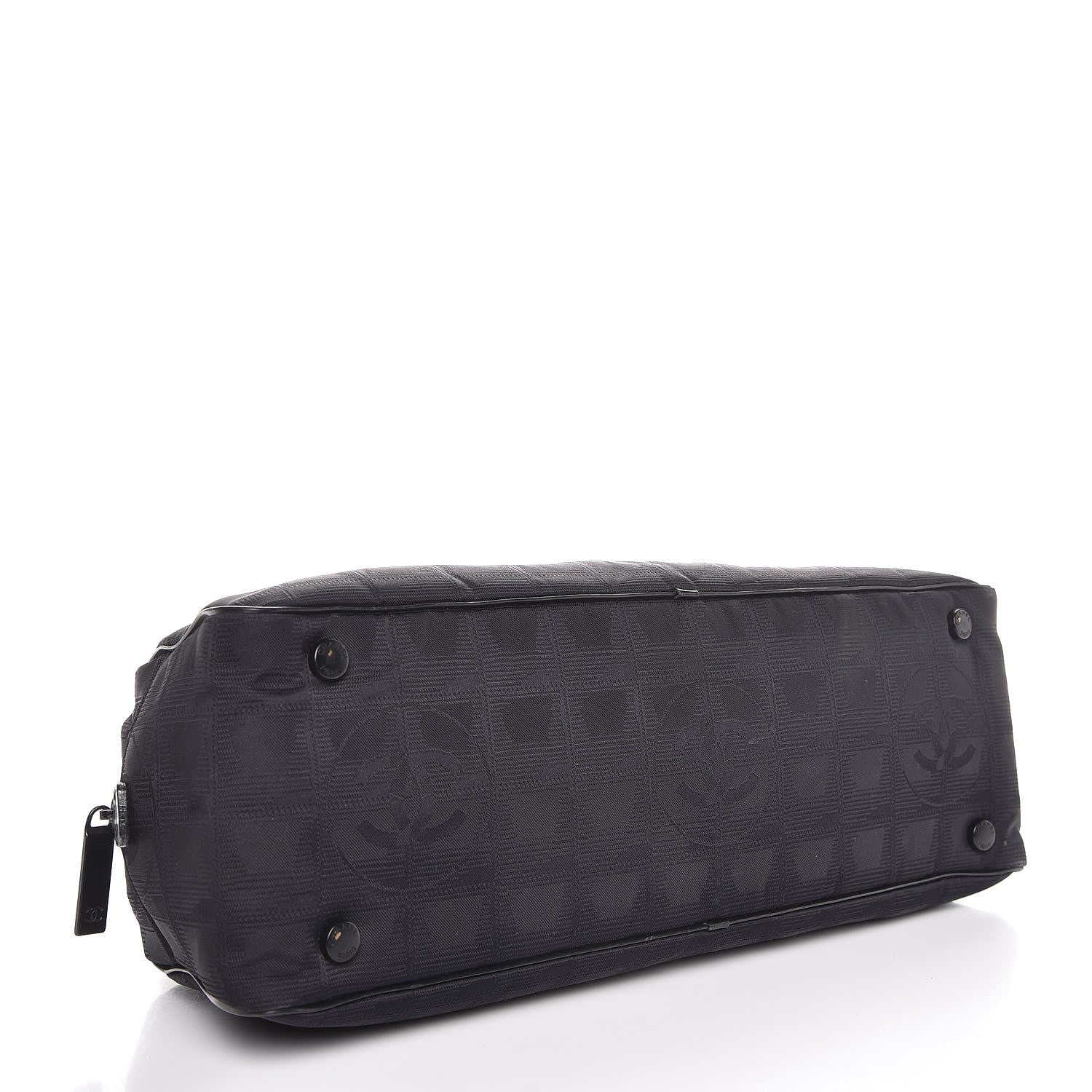 Chanel Nylon Travel Bowler Black 4 of 7
