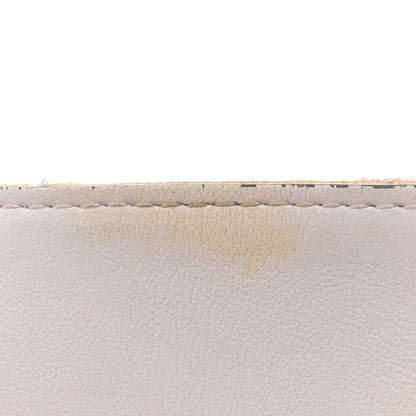 Valentino Garavani Linen Beaded Embroidered Bandana Print Vlogo Signature Tote Beige White 12 of 12