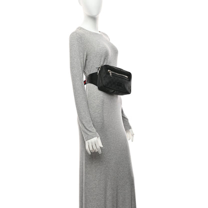 Gucci Soft GG Supreme Monogram Web Belt Bag Black Grey 2 of 11