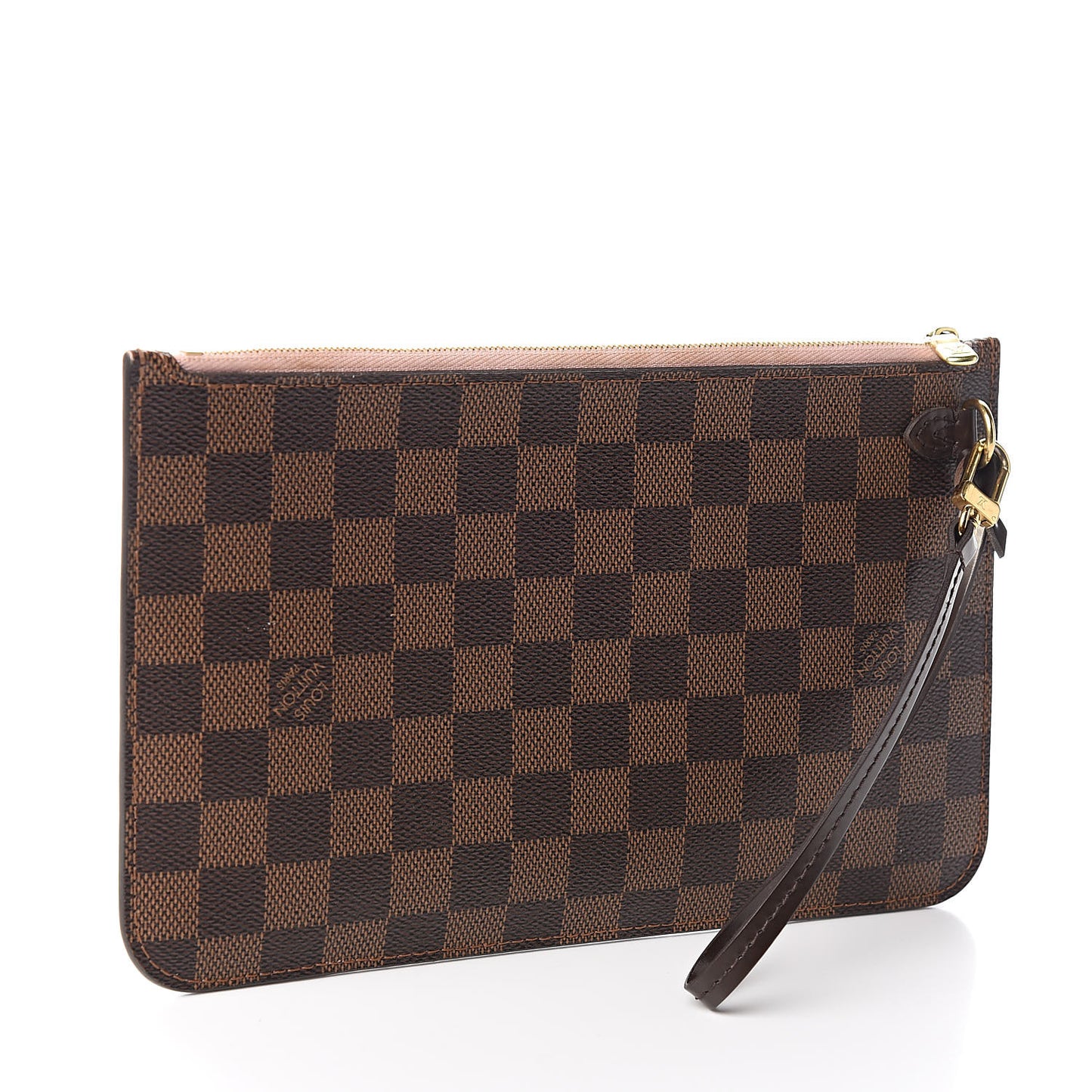Damier Ebene Neverfull MM GM Pochette Rose Ballerine