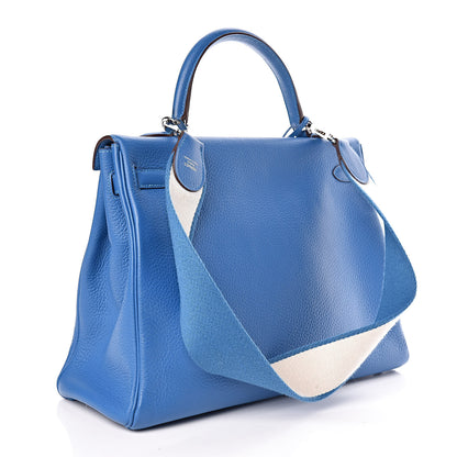 Hermes Taurillon Clemence Kelly Retourne 35 Mykonos 3 of 10