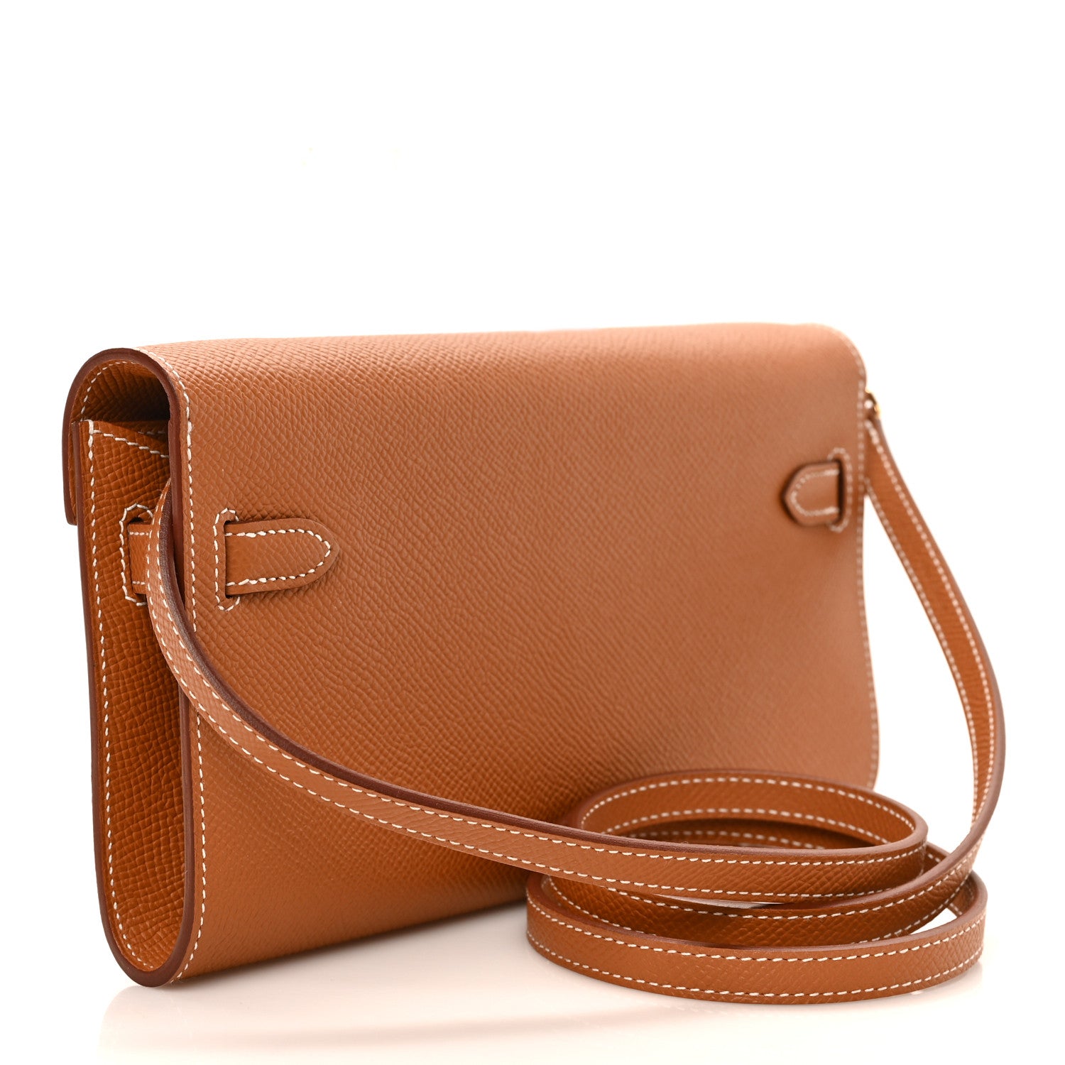 Hermes Epsom Kelly Wallet To Go Gold 2 of 7