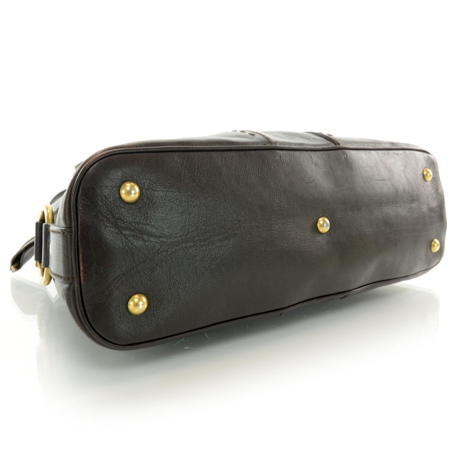Saint Laurent Medium Muse Dark Brown 4 of 7