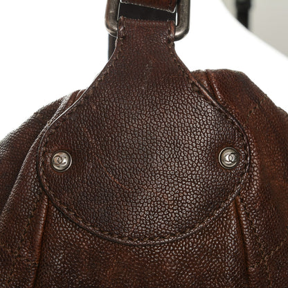 Chanel Caviar Outdoor Ligne Large Hobo Brown 8 of 11