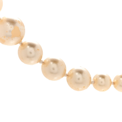 Chanel Pearl Multistrand CC Long Necklace Pearly White 7 of 8