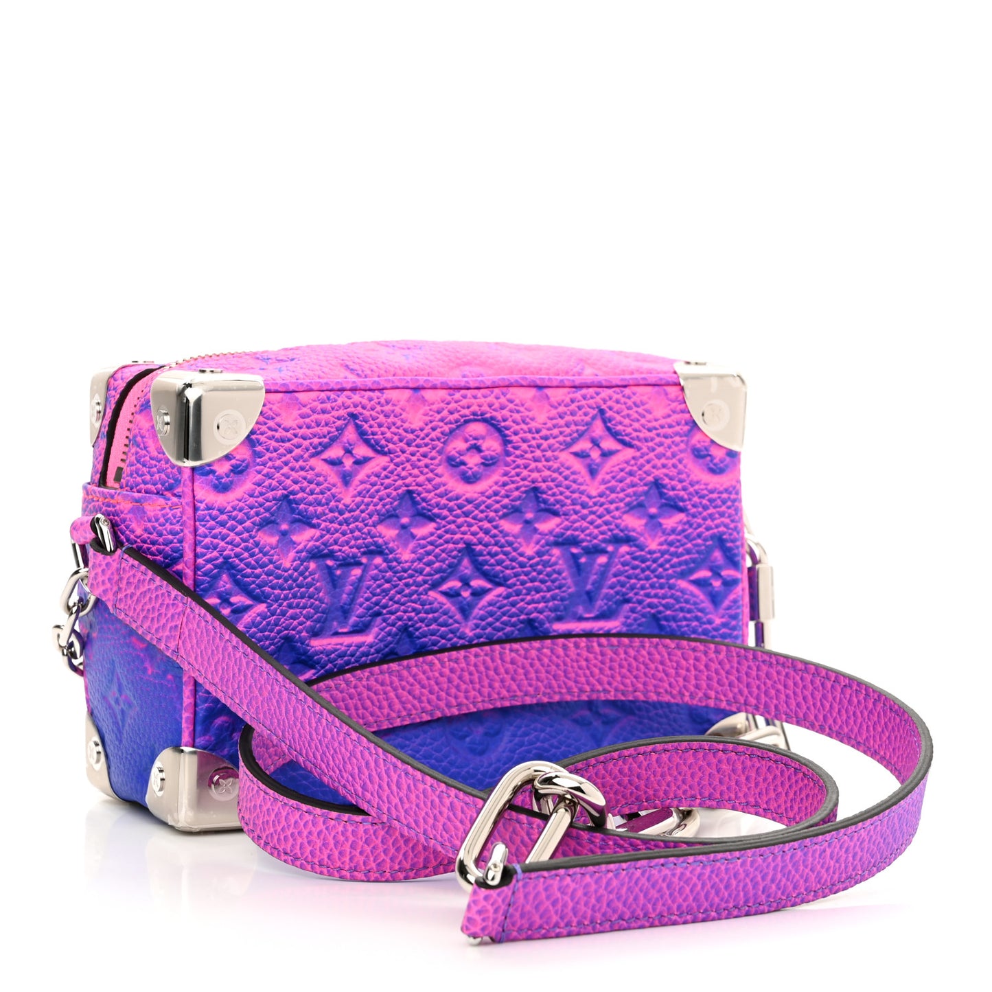 Taurillon Illusion Mini Soft Trunk Bleu Rose