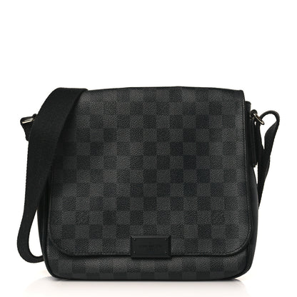 Louis Vuitton Damier Graphite District PM 1 of 8