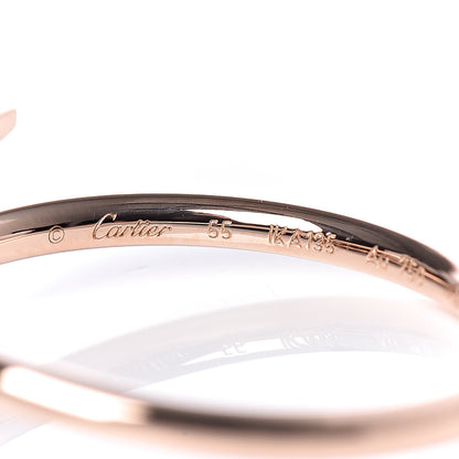 Cartier 18K Pink Gold Small Juste Un Clou Ring 55 7.25 5 of 7