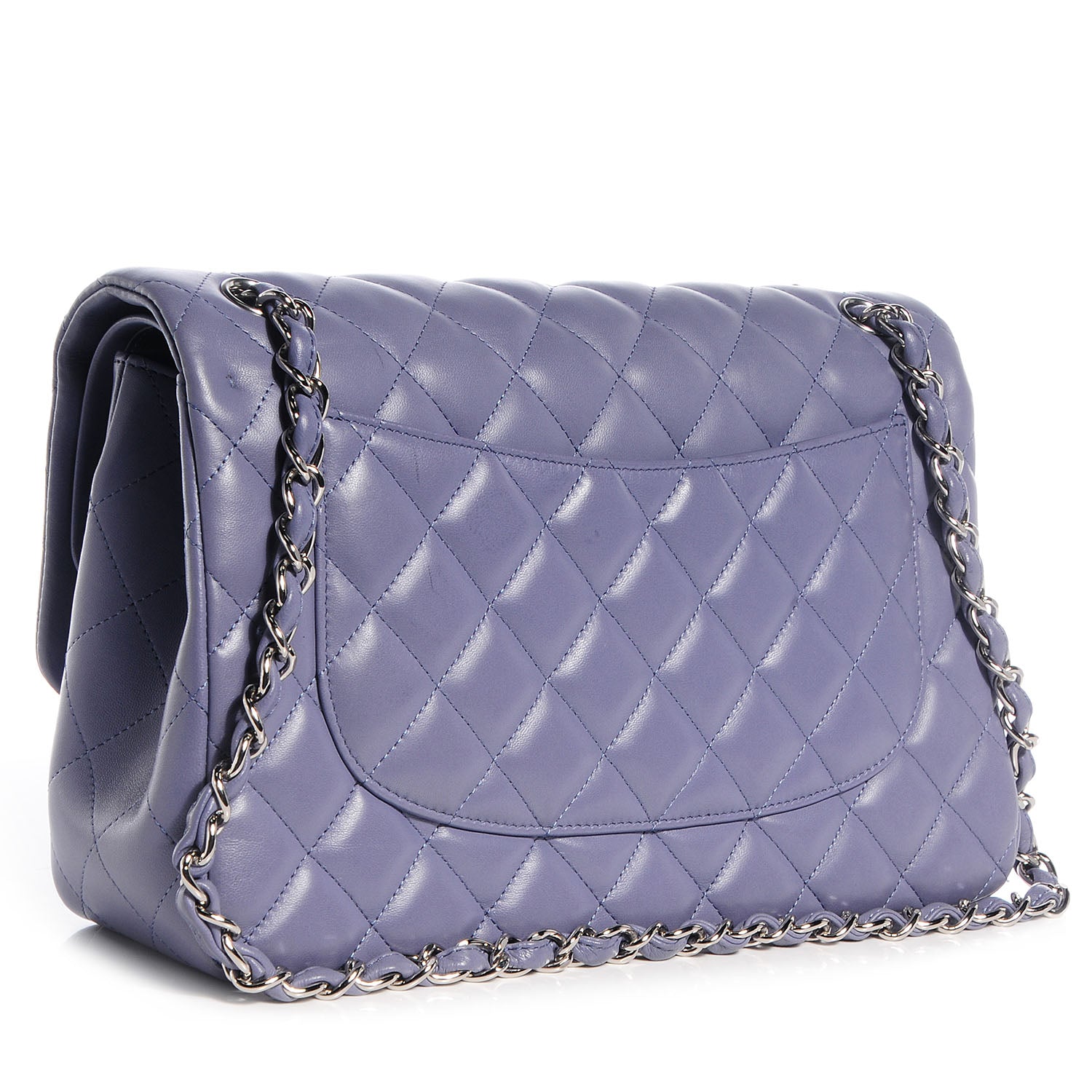 Chanel Lambskin Jumbo Double Flap Lavender 3 of 8