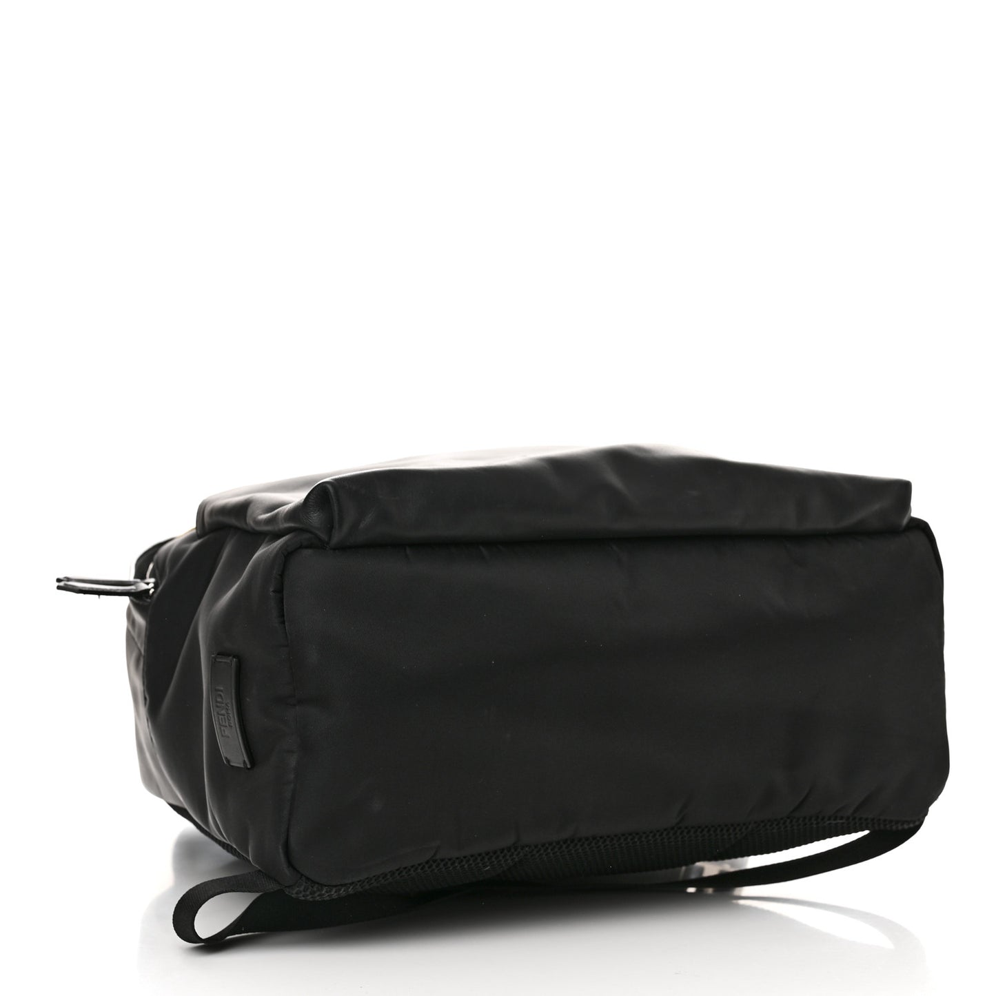 Nylon Vitello Liberty Vitello Dolce Monster Eyes Rounded Backpack Black Sunflower