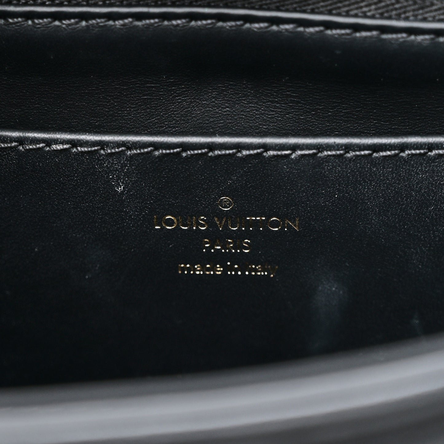 Lambskin Malletage Top Handle GO-14 GM Black