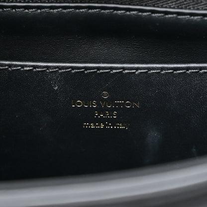 Louis Vuitton Lambskin Malletage Top Handle GO-14 GM Black 7 of 10