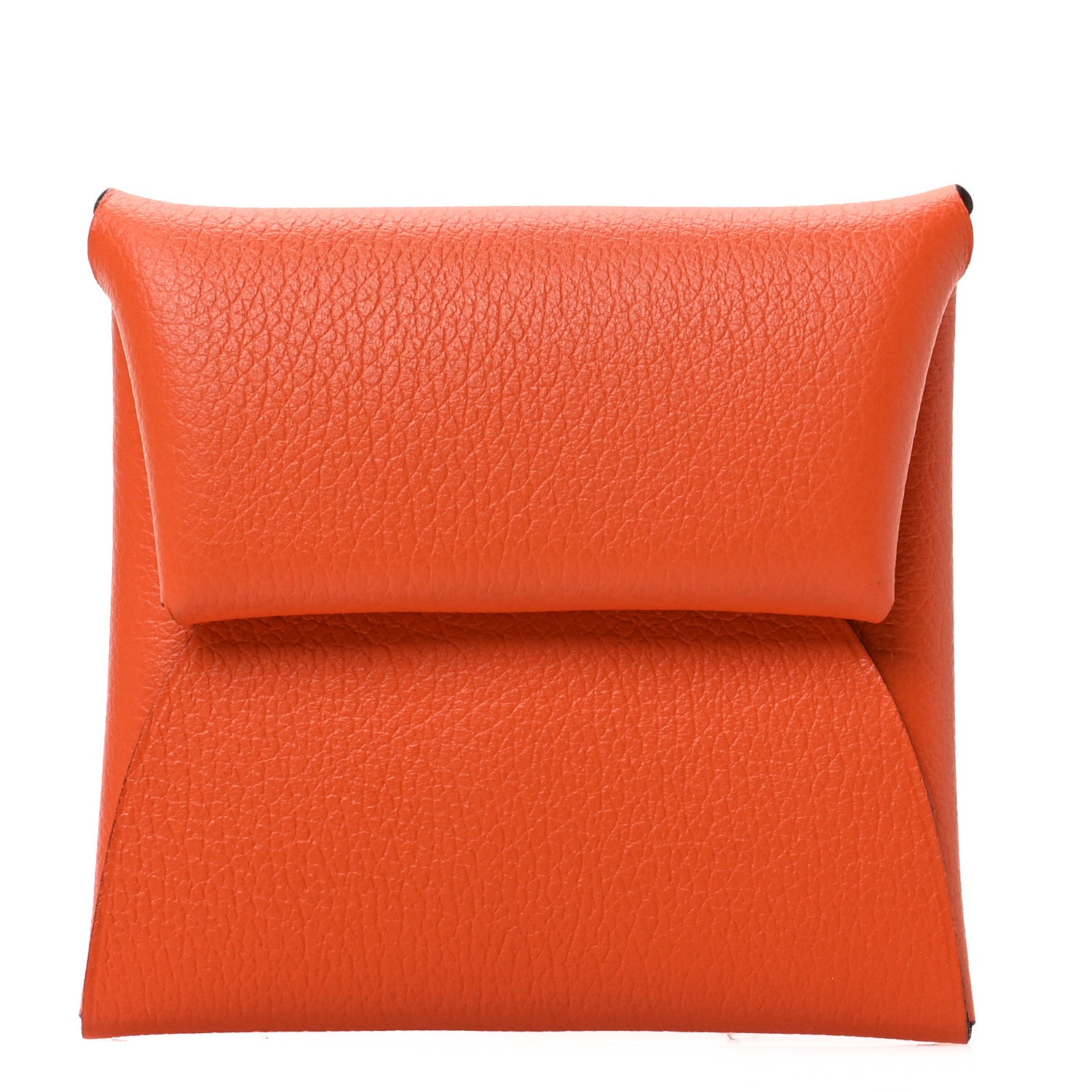Hermes Chevre Mysore Bastia Coin Purse Feu 1 of 6