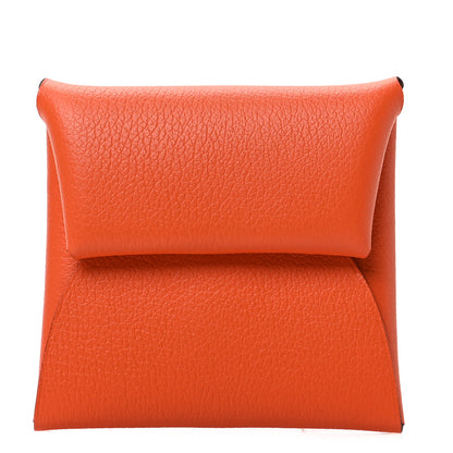 Hermes Chevre Mysore Bastia Coin Purse Feu 1 of 6