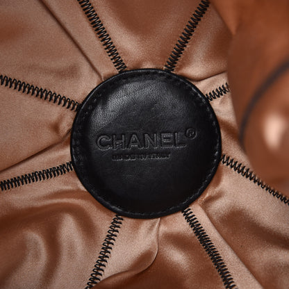 Chanel Lambskin Satin Reversible Sac Cordon Black 6 of 21