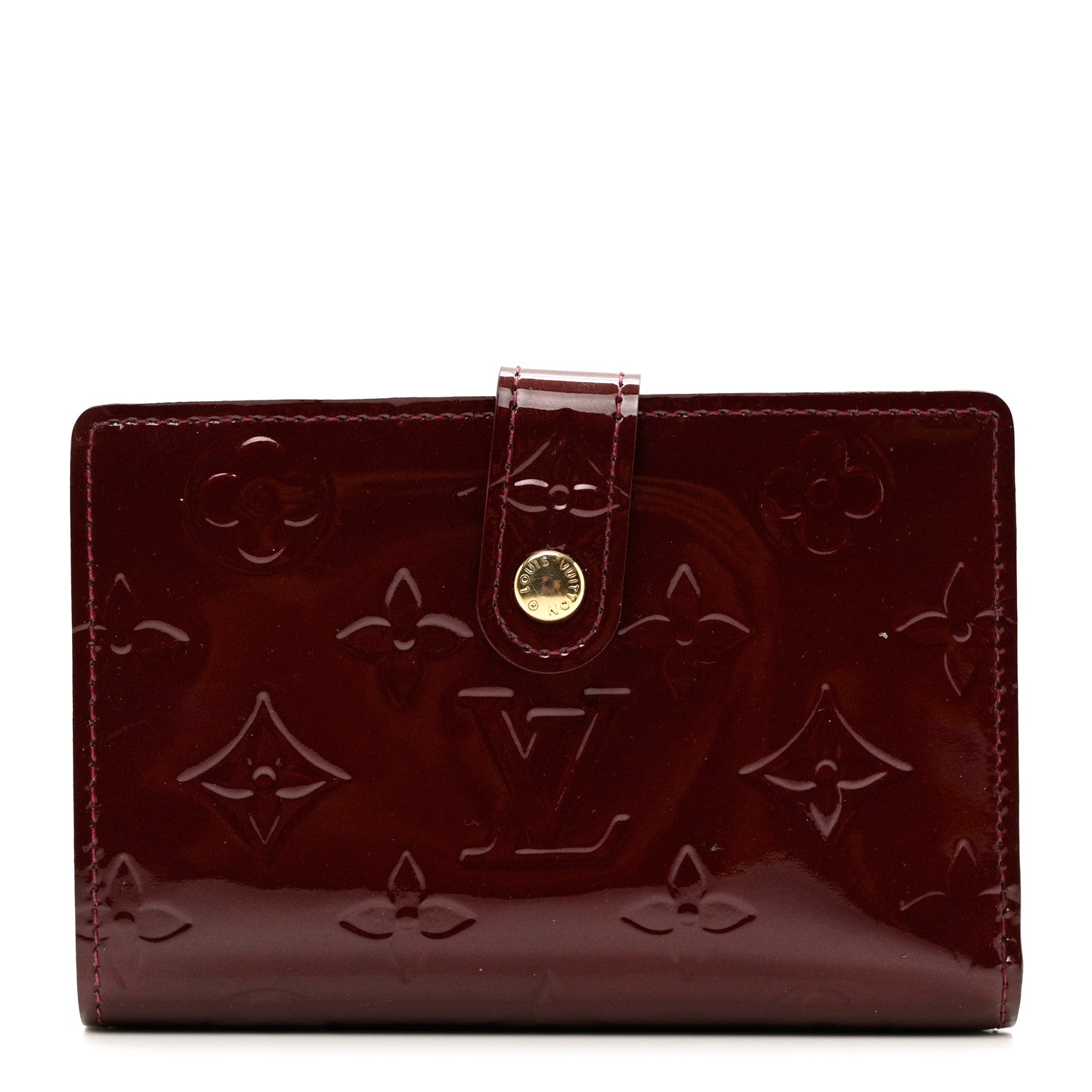 Louis Vuitton Vernis French Purse Wallet Amarante 1 of 6
