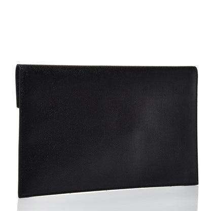 Saint Laurent Grain De Poudre Uptown Pouch Black 3 of 7