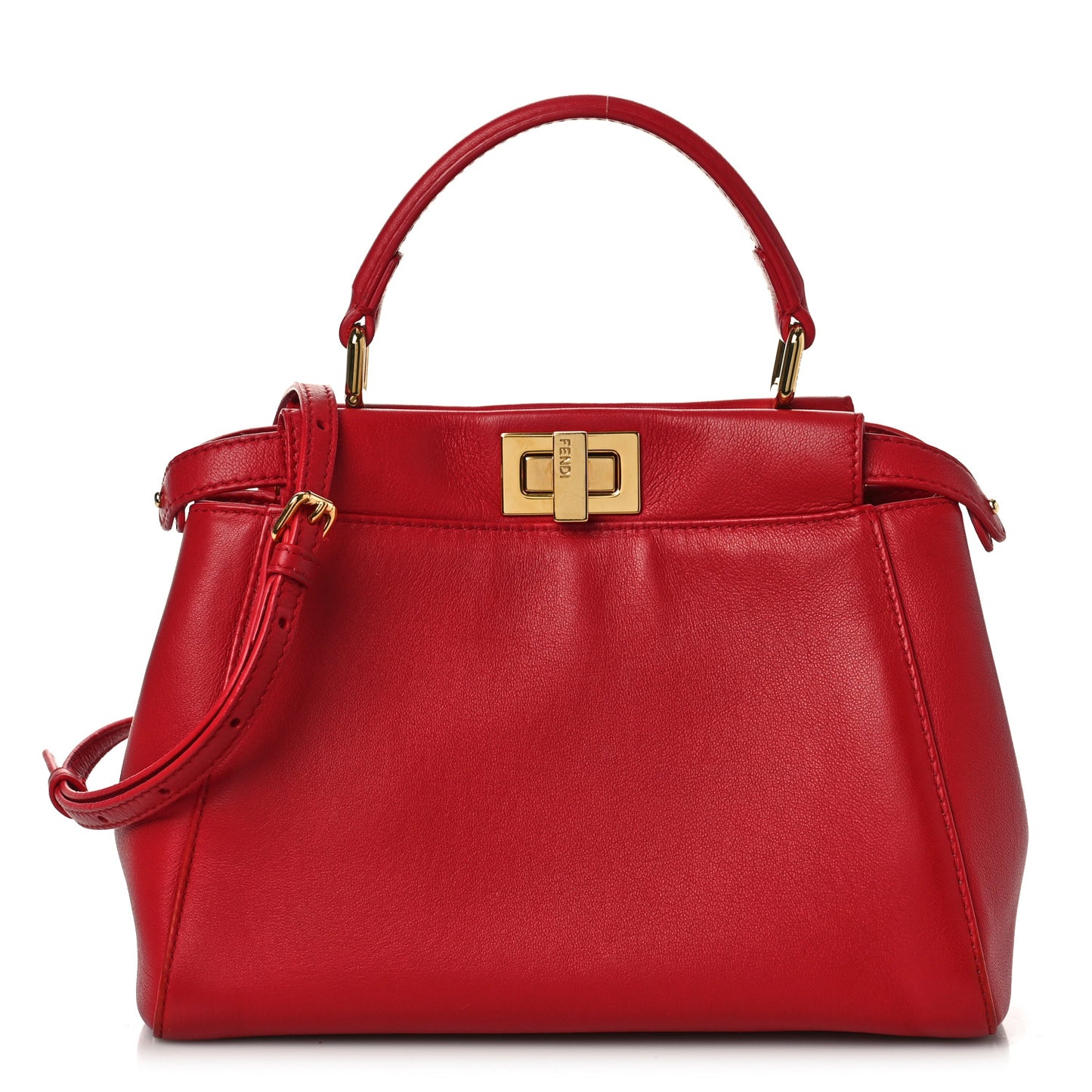Nappa Mini Peekaboo Iconic Satchel Flamma