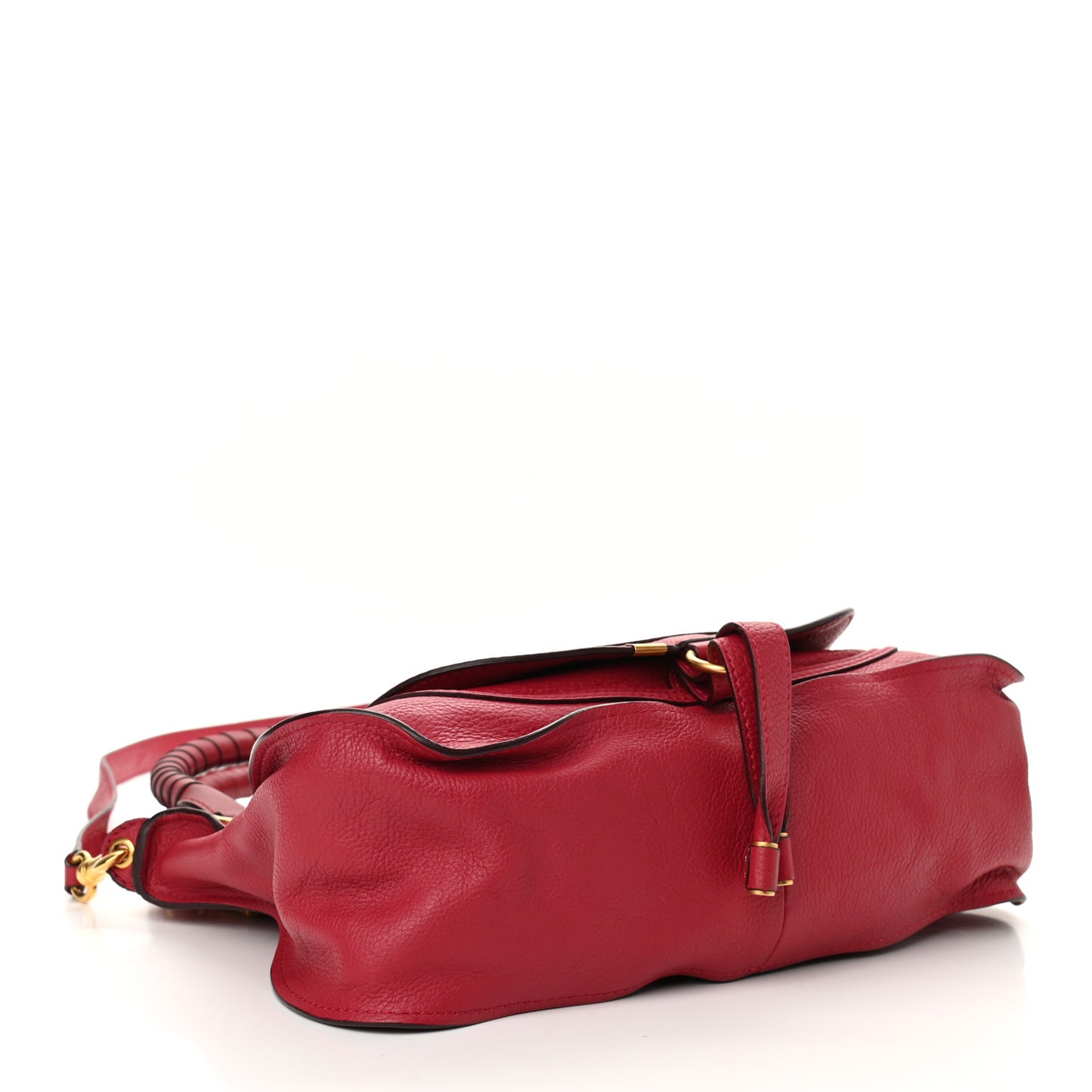 Calfskin Medium Marcie Satchel Acerola