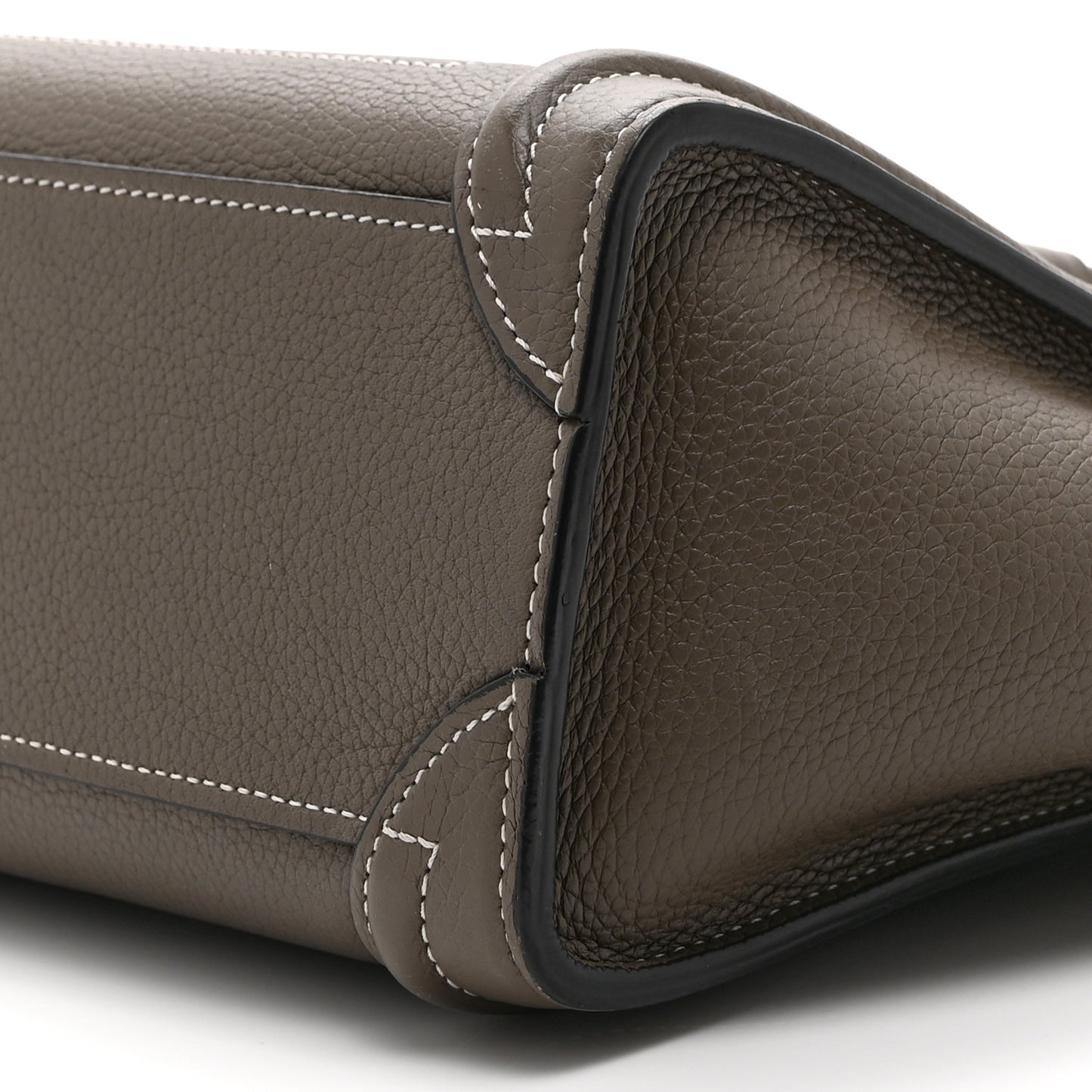 Drummed Calfskin Nano Luggage Souris Souris