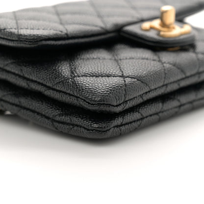 Chanel Shiny Caviar Pick Me Up Flap Belt Bag Black 10 of 11