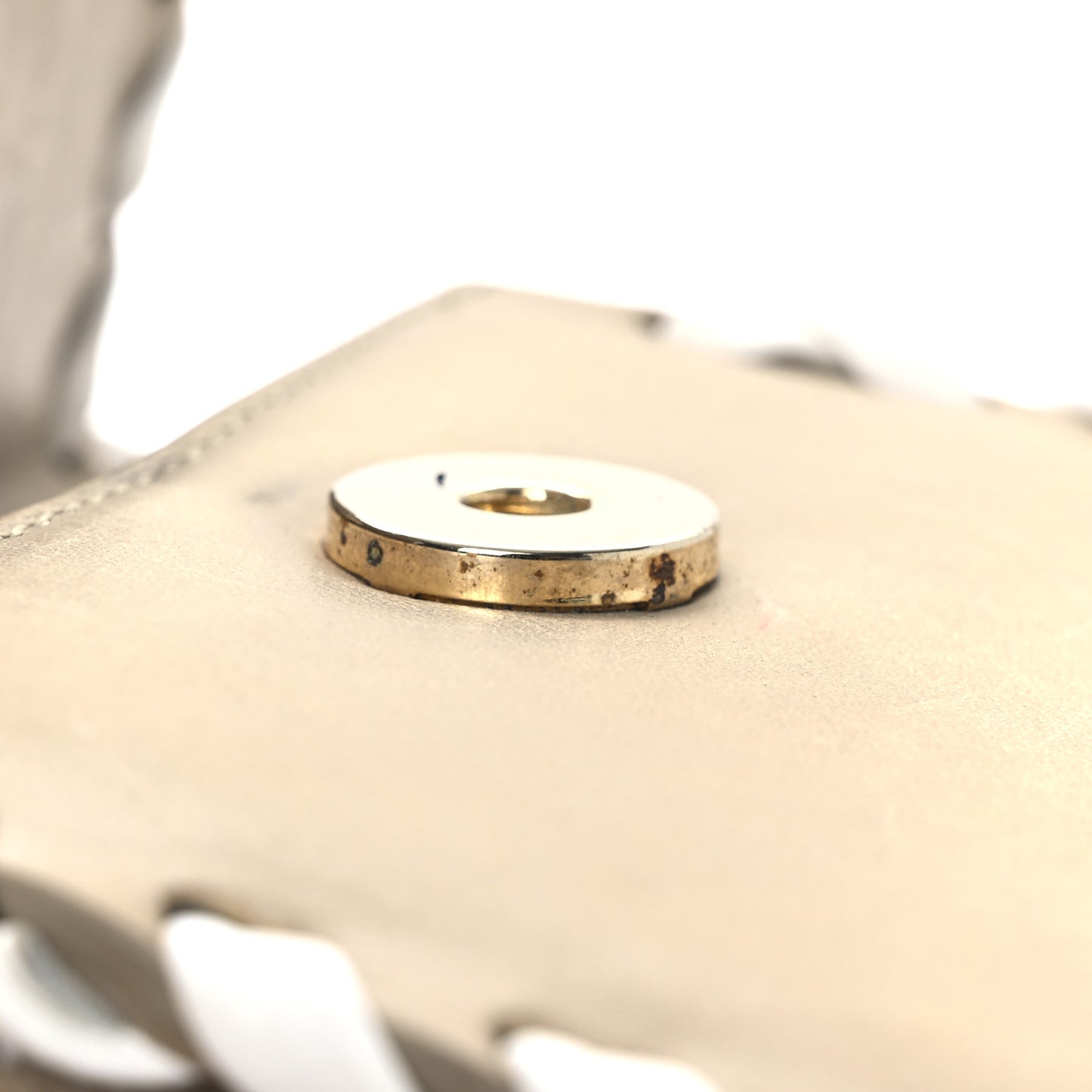 Calfskin Mini Le Chiquito Whipstitch  Beige