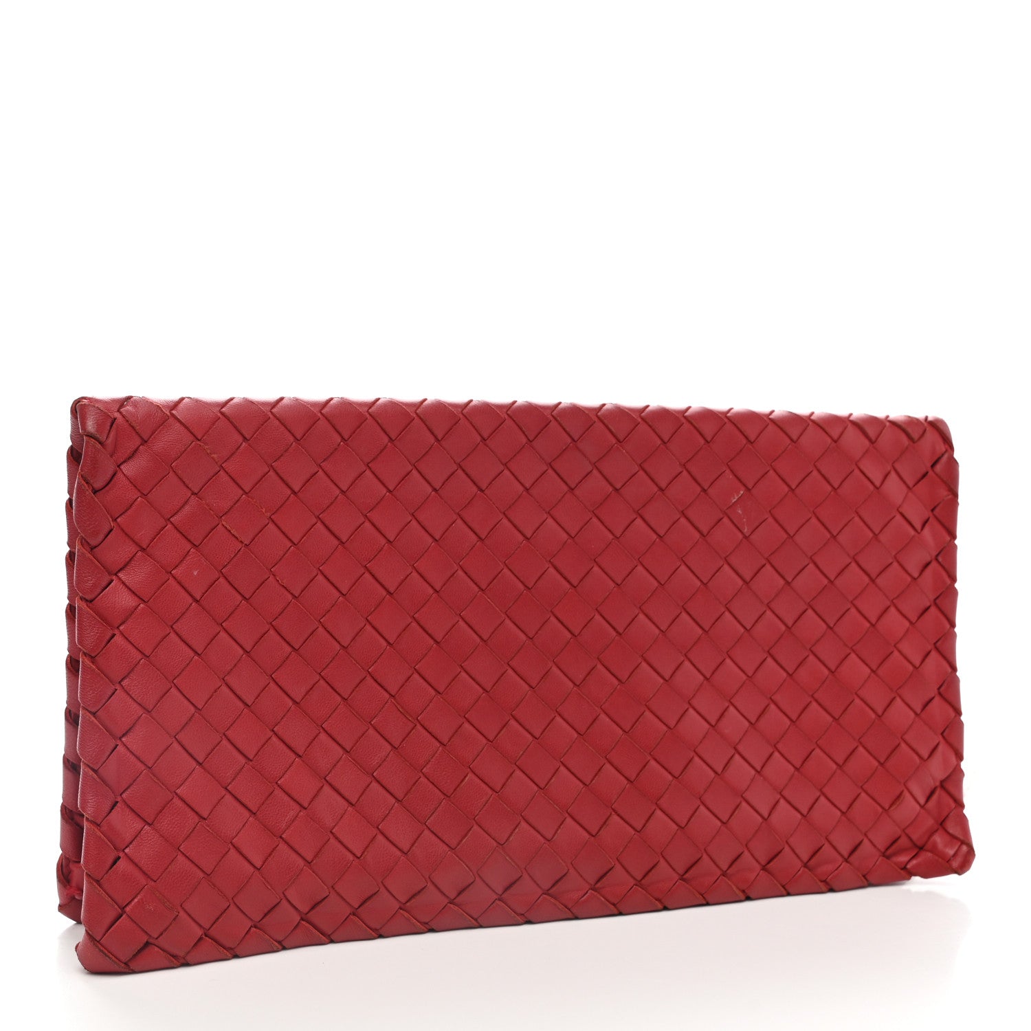Bottega Veneta Nappa Intrecciato Turnlock Clutch Blood 4 of 7
