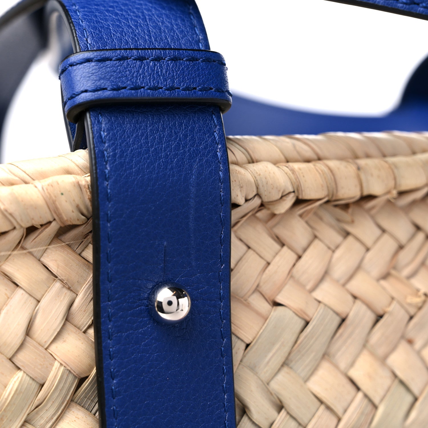 Loewe Raffia Basket Tote Bag Cream Multi 9 of 9