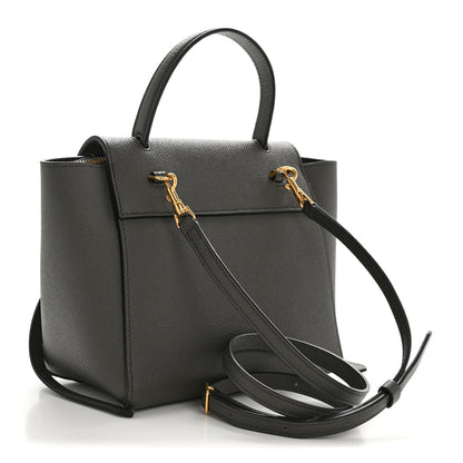 Celine Grained Calfskin Nano Belt Bag Grey 3 of 13