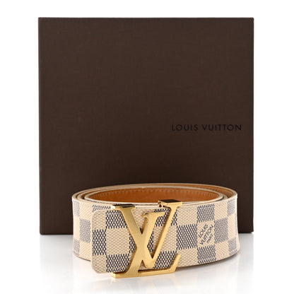 Louis Vuitton Damier Azur LV Initiales Belt 95 38 6 of 6