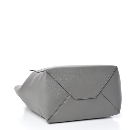 Celine Soft Grained Calfskin Small Belt Cabas Phantom Medium Grey 4 of 10
