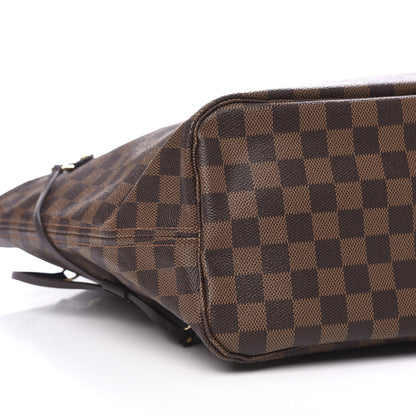Louis Vuitton Damier Ebene Neo Neverfull MM Rose Ballerine 10 of 12