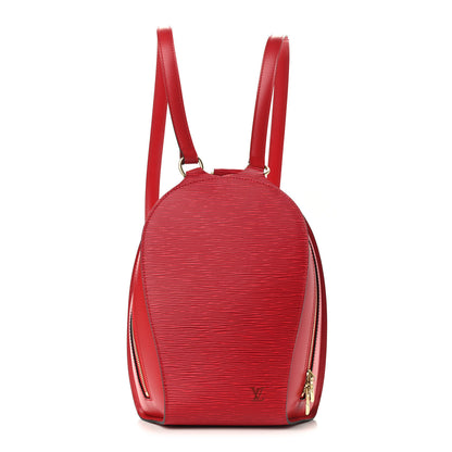 Louis Vuitton Epi Mabillon Backpack Castillan Red 1 of 9
