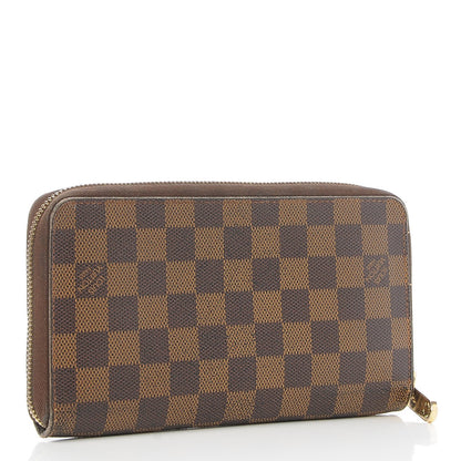Louis Vuitton Damier Ebene Zippy Organizer Wallet 3 of 9