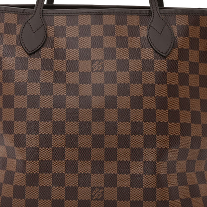 Louis Vuitton Damier Ebene Neo Neverfull MM Rose Ballerine 8 of 11