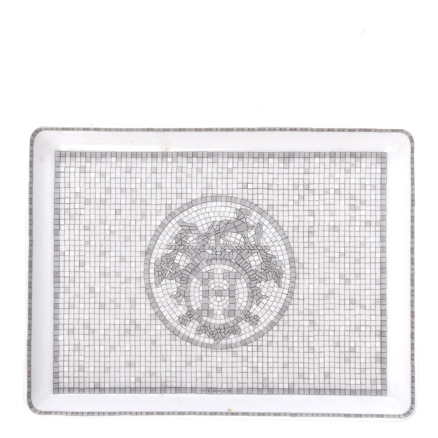 Porcelain Mosaique Au 24 Sushi Plate Platine