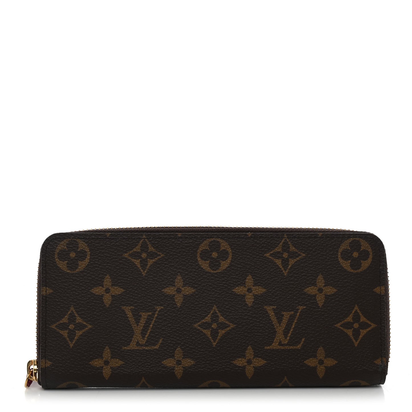 Monogram Clemence Wallet Fuchsia