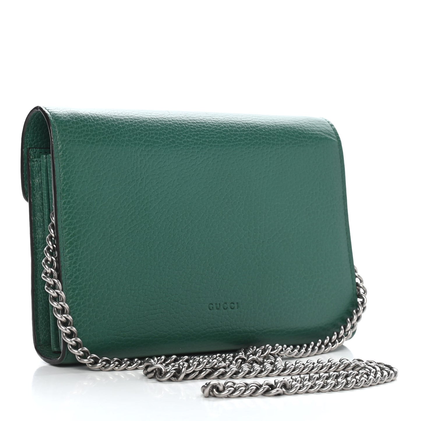 Calfskin Mini Dionysus Chain Wallet Emerald