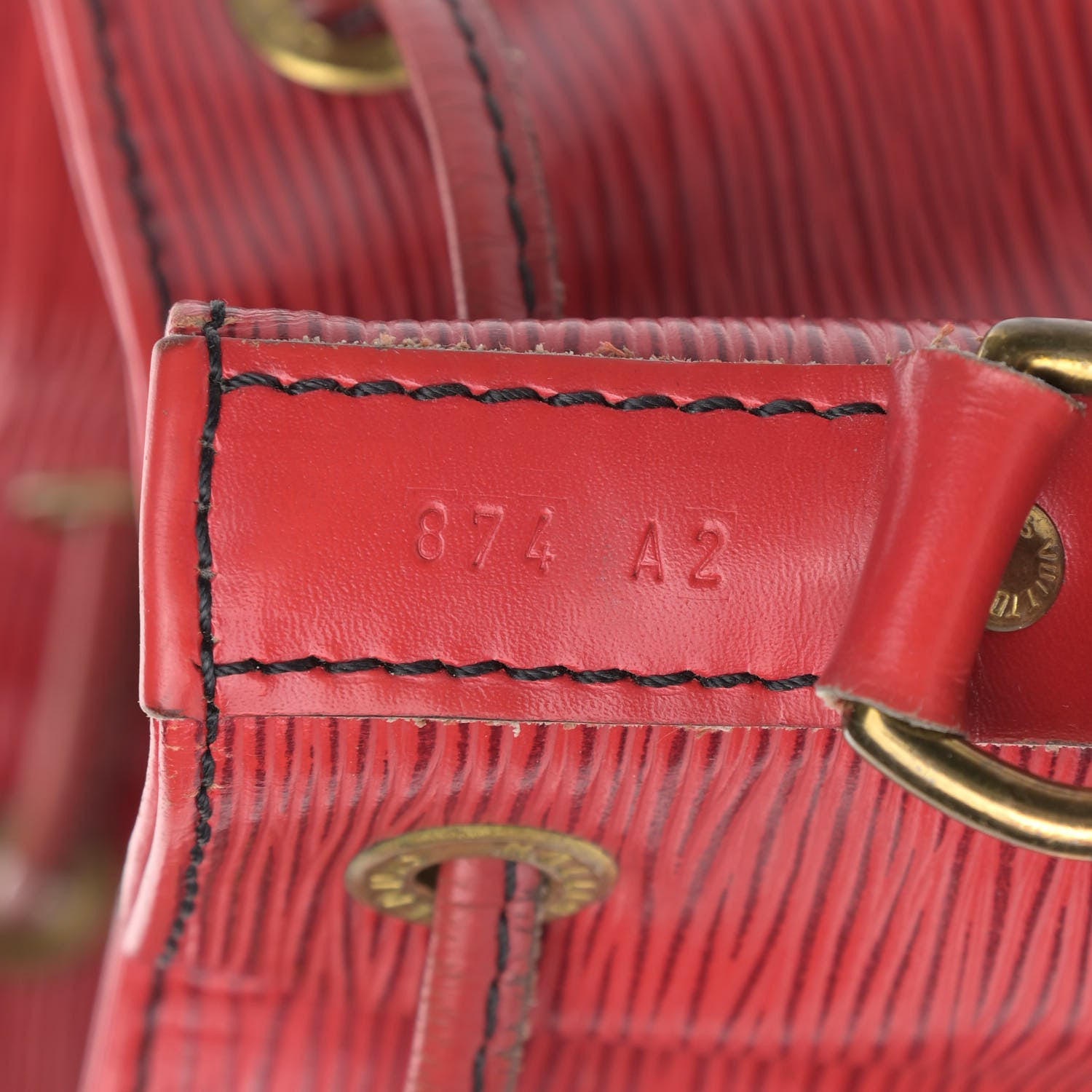 Louis Vuitton Epi Petit Noe Castillan Red 16 of 22