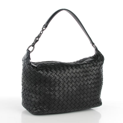 Bottega Veneta Nappa Intrecciato Small Shoulder Bag Nero Black 3 of 7