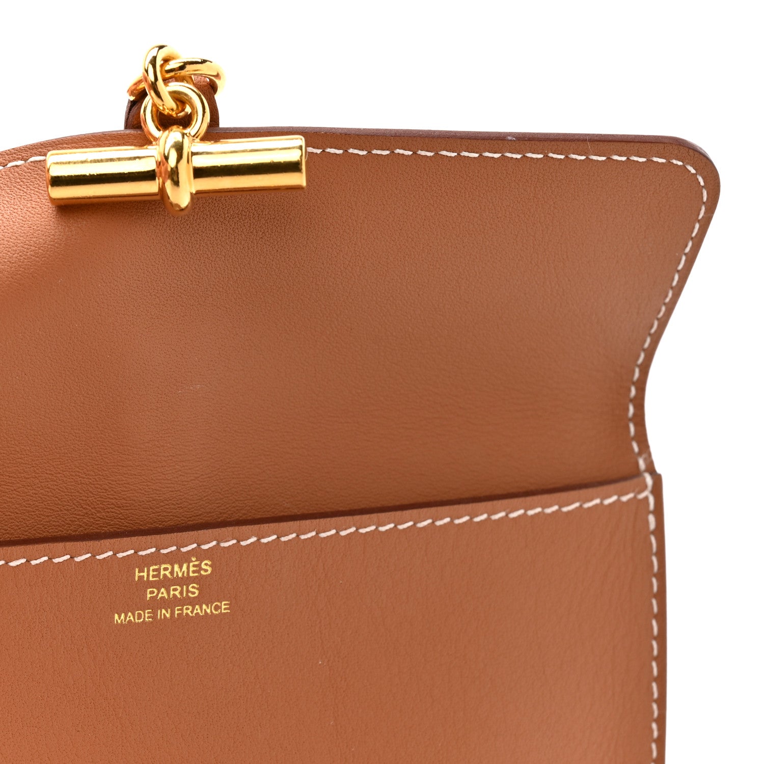 Hermes Swift Glenan To Go Pouch Gold 6 of 11